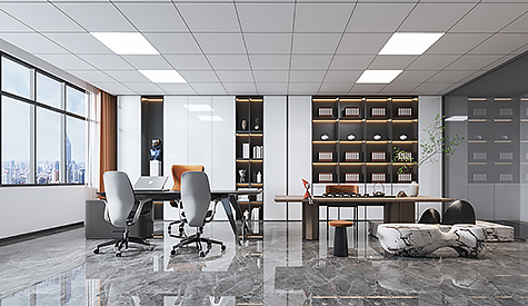 广州锐烨商业办公室装修设计