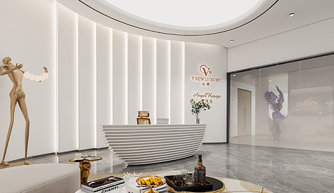 广州丝奢家具衣饰办公室空间装修设计