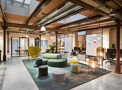 连系绿植和修建气概特色的办公空间是怎样做出来的——Sartorius